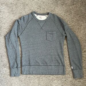 Todd Snyder x Champion Midweight Pocket Sweatshirt Gray Small S Salt Pepper